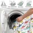 thumbnail image 4 of Cute Dinosaur Cartoon Pattern Soft Sherpa Fleece Throw Blanket, Warm Cozy Plush Blanket for Sofa Bed Couch, All Season, 60"x80", 4 of 5