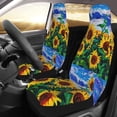 thumbnail image 3 of Fotbe Landscape With Sunflowers Pattern Automotive Seat Covers for Cars Trucks and SUVs – Car Seat Covers for Front Seats,Protective Seat Covers,Vehicle Seat Covers, Set of 2, 3 of 9