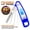 Blue, variant on Instant Read Digital Thermometer for Meat, Food, Oven Baked. Black