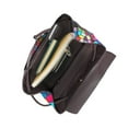 thumbnail image 4 of Disketp Colorful Tie Dye Stained Glass 2 Mochila de Cuero para Mujer, Bolso de Espalda Antirrobo con Estilo para Viaje, Trabajo y Uso Diario, 4 of 4