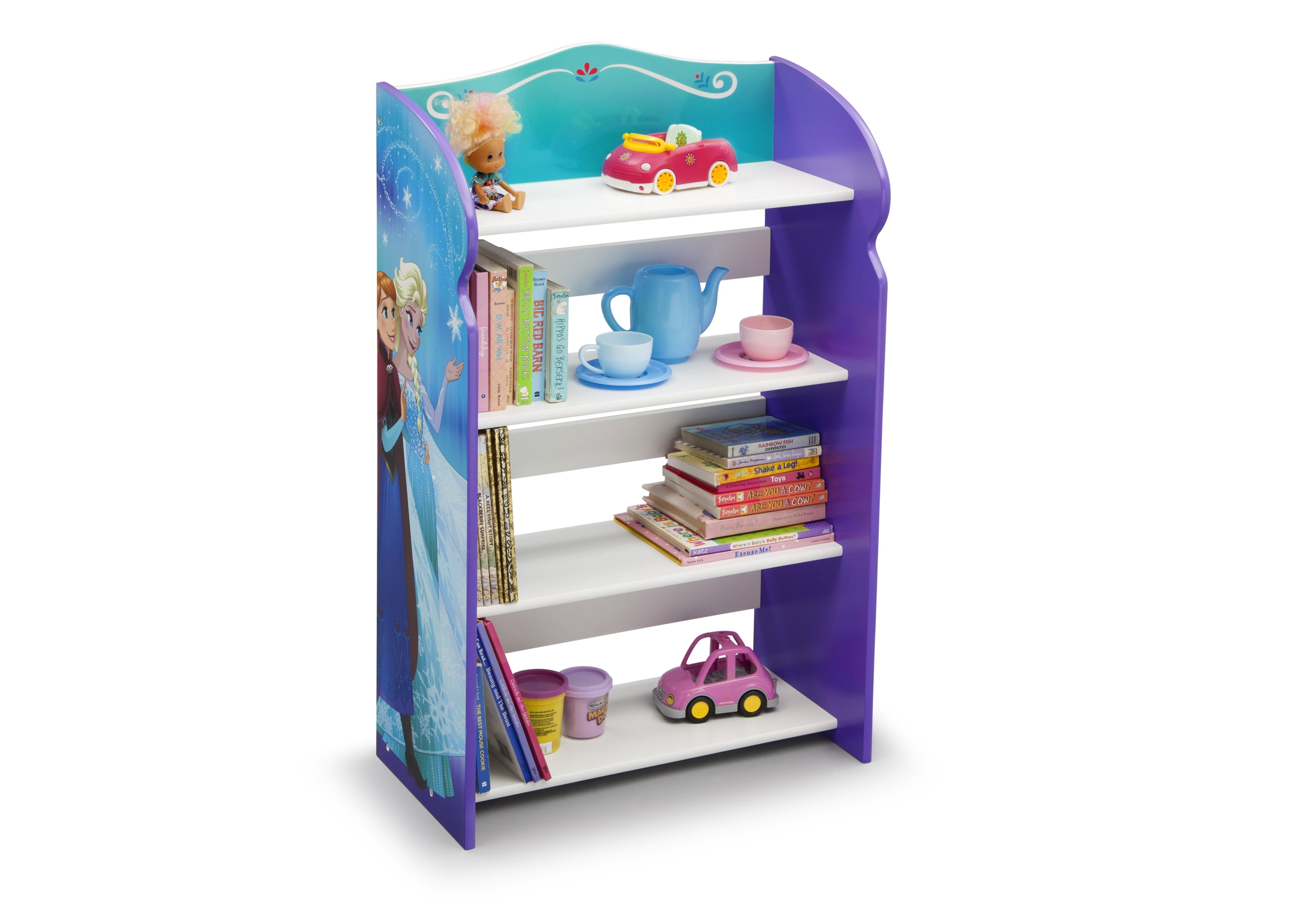Disney Frozen Wood Bookshelf By Delta Children Walmart Com