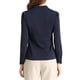 thumbnail image 3 of CAMISA DE BOTONES DE MANGA LARGA EN V DE MUJER ELEGANTE CHIC S AZUL MARINO, 3 of 7