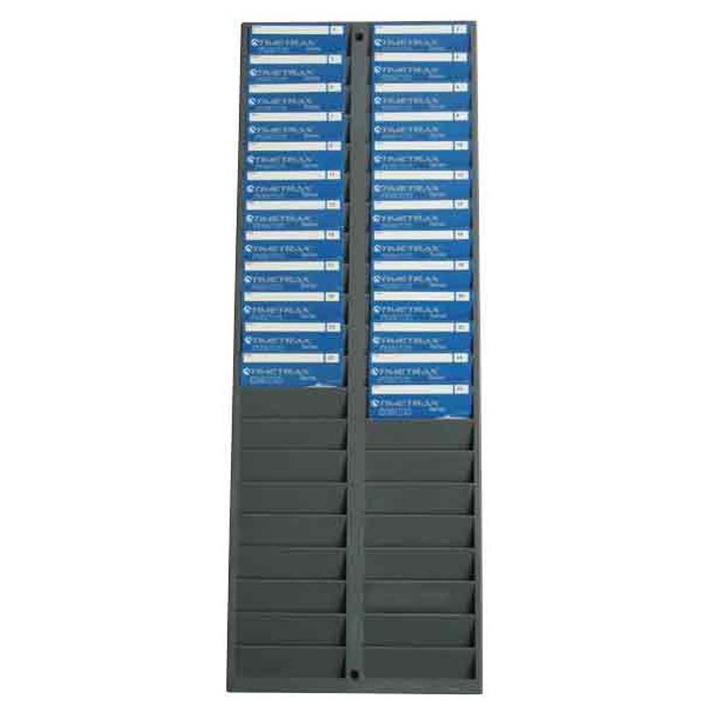 40 Capacity Plastic Badge Rack