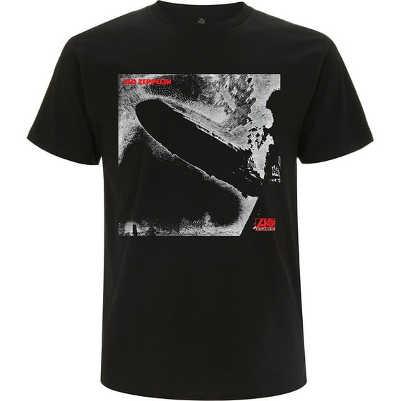 Men's Led Zeppelin 1 Remastered Cover T-shirt Large Black