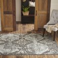 thumbnail image 6 of Momeni Distressed Transitional Area Rugs, Gray/Off-White/Blue,85.2" x 121.2", 6 of 6