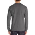 thumbnail image 2 of Playera Henley Casual Para Hombre Manga Larga Con Bolsillos, 2 of 3