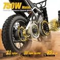 thumbnail image 4 of HiKeep Class 2 Electric Bike for Teenagers, 20 MPH Fat Tire E-Bike, 48V 15.6Ah Removable Battery, 16" Electric Bicycle, UL2849, 4 of 12