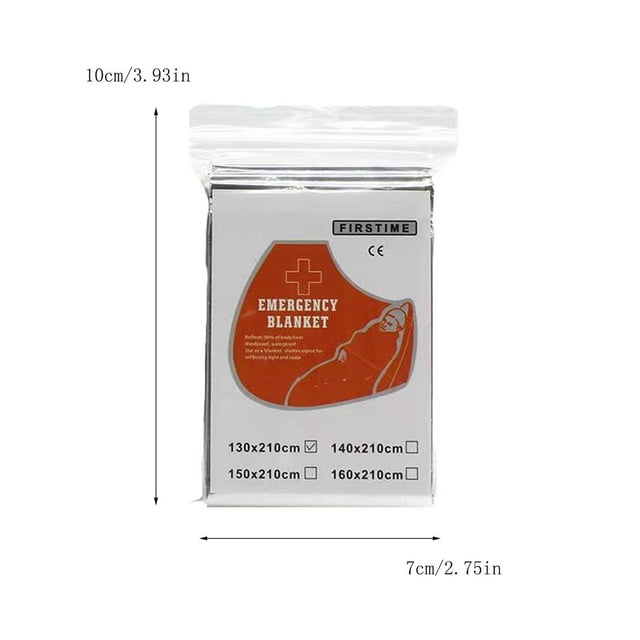 Couverture de Tente d'Urgence Extérieure 6 Pcs Sac de Couchage Tente Réfléchissante de Sauvetage camping
