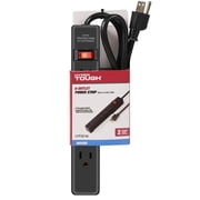 Hyper Tough Surge Protector Power Strip, 6 Outlets, 2.5 ft Extension Cord, 3 Prong, Grounded, Black
