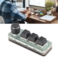 thumbnail image 4 of Home Electronics 3 Key Small Keypad, 3 Key USB Mechanical Keyboard with Knob for DIY Programming, 4 of 7