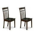 thumbnail image 2 of East West Furniture Boston 5-piece Kitchen Table and Chair Set in Cappuccino, 2 of 7