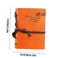 thumbnail image 3 of CQCYD Vintage Leather Journal Notebook, 5.5x4.1 Inch Bound Diary, 320 Lined Pages, Handmade Refillable Notepad, Travel Sketchbook for Writing Drawing and Planner, 3 of 6