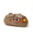 thumbnail image 4 of Bonita bolsa de lápices de peluche con forma de cachorro de gran capacidad y gran valor Yan, bolsa de papelería para niñas de secundaria, 4 of 6