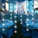 thumbnail image 5 of 12 piezas de decoraciones colgantes de copos de nieve, suministros para fiestas de cumpleaños congeladas, decoraciones para fiestas en el país de las maravillas de invierno, decora, 5 of 5