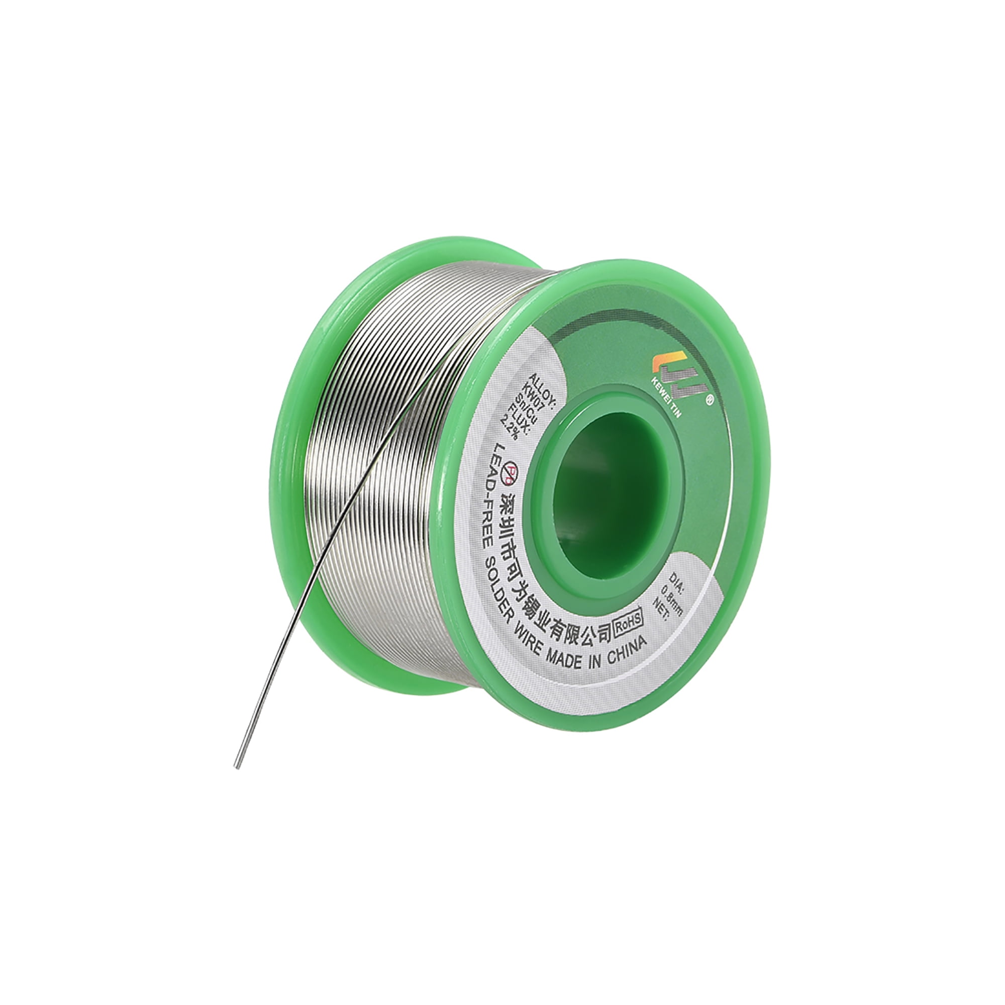 Lead Free Solder Wire Sn99.3 Cu0.7 Rosin Core for Electronic Soldering 100g LL