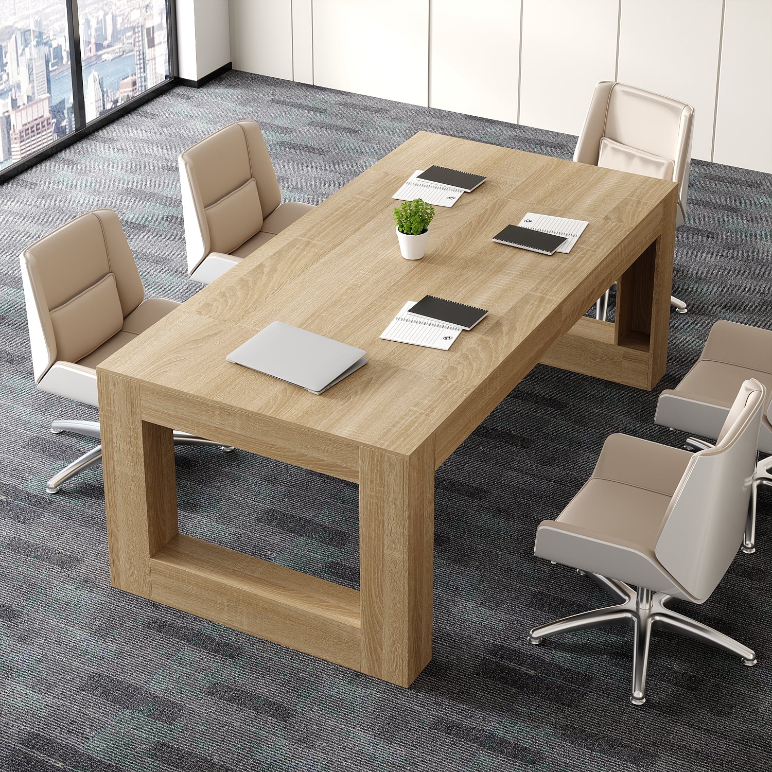 ダイニングテーブル✨ OXYLIFE Extendable Dining Table for 6-8 People, 63