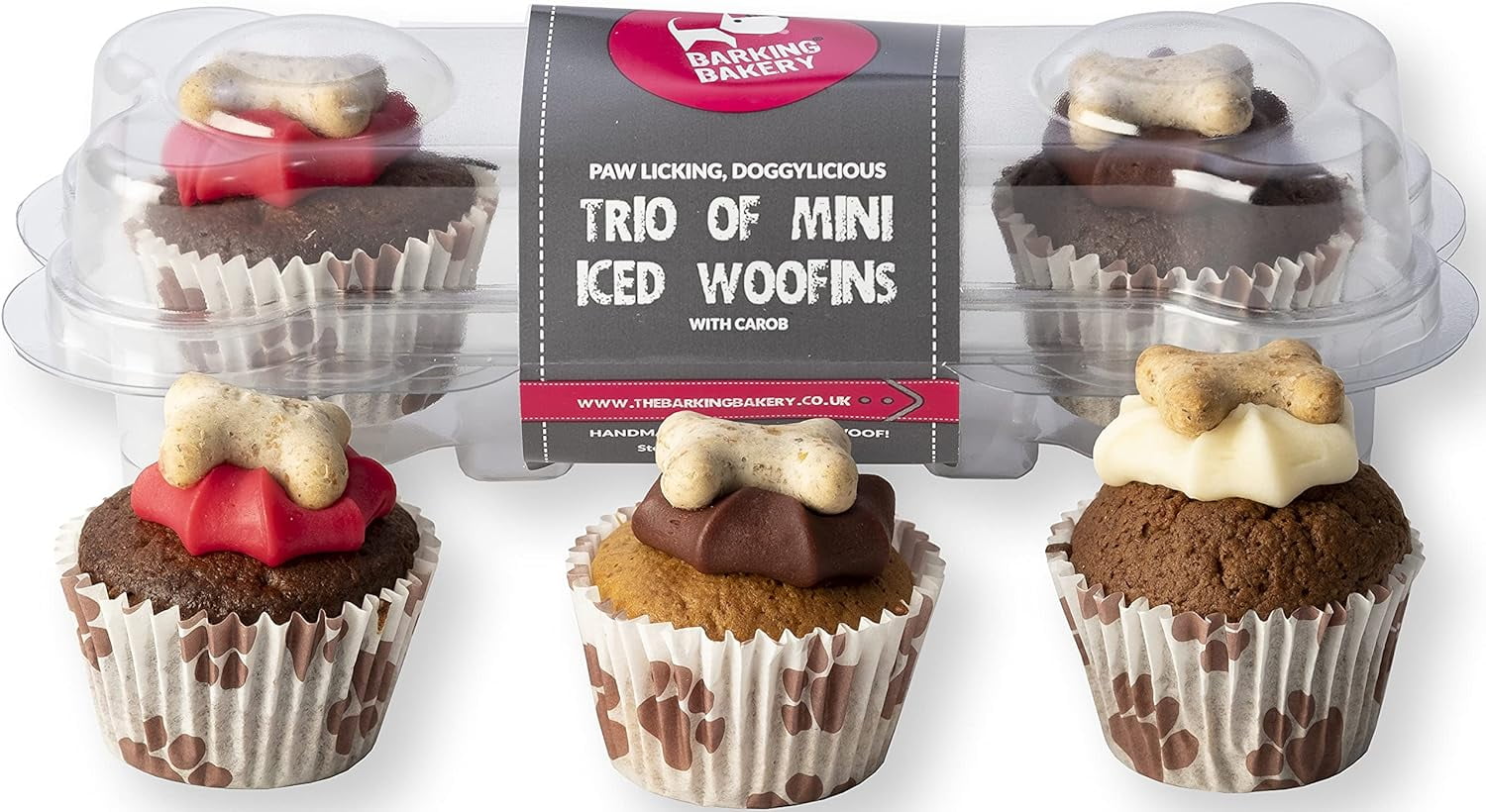 Barking Bakery Mini Iced Trios Case of 6