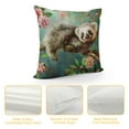 thumbnail image 4 of Nawypu Pillow Cover Sloth Throw Pillow Case Cute Home Decor for Sofa Livingroom Couch Bed Decorative Gift, 4 of 5