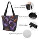 thumbnail image 4 of Disketp Ornate Purple Floral Vase Bolsa de Hombro Casual para Mujer, Bolso Cruzado para Compras, Viajes y Uso Diario, 4 of 6