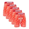 thumbnail image 4 of 5 Pcs sous-Vêtements pour Hommes Boxeurs Mode Imprimé Été Respirant sous-Vêtements pour Hommes Lingerie Confortable Boxeurs Slips Trunks PSD-5 Pcs31 S, 4 of 5