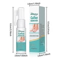 thumbnail image 5 of Professional Callus Remover Foot Spray - Natural Foot Care for Cracked Heels, Softens Dead Skin and Calluses, Safe for All Skin Types, 5 of 5