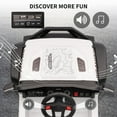 thumbnail image 4 of Ourlova Kids Electric Vehicles with Parent Remote Control, 3 Speeds, Max Speed 5 MPH, Spring Suspension, LED Lights, Music, Electric Ride-On Car, 4 of 9