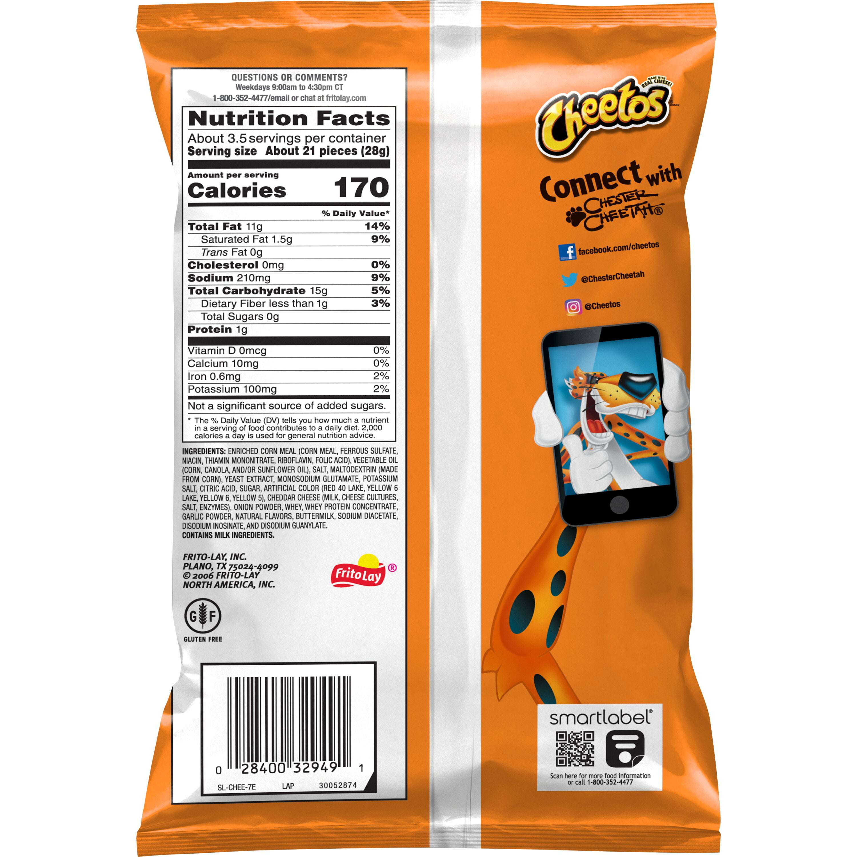 Cheetos Flamin Hot Cheese Snacks - 3.25 oz