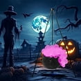 thumbnail image 5 of Uutvmp Halloween Witch Jar Bubbling Cauldron Set, Glowing Bubble Witch's Cauldron, Witches Cauldron for Yard Decorations, Halloween Decorations Outdoor Indoor, Patio Garden Lawn, 5 of 6
