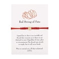 thumbnail image 1 of WREESH Knotted Red Rope Bracelet Length Lovers Paper Card Bracelet Bracelet, 1 of 1