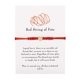 thumbnail image 1 of Pulsera de cuerda roja anudada Longitud Amantes Pulsera de tarjeta de papel Pulsera Wmkox8yi  sjalhkljlk4606, 1 of 1