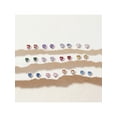 thumbnail image 6 of 925 Sterling Silver Girls Simulated Garnet Birthstone Heart Screw Back Earrings, 6 of 8