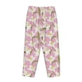 thumbnail image 5 of Naloa Lilies Flowers Print Women’s Ultra-Soft Comfy Pajama Lounge Pants with Pockets & Drawstring, 5 of 8