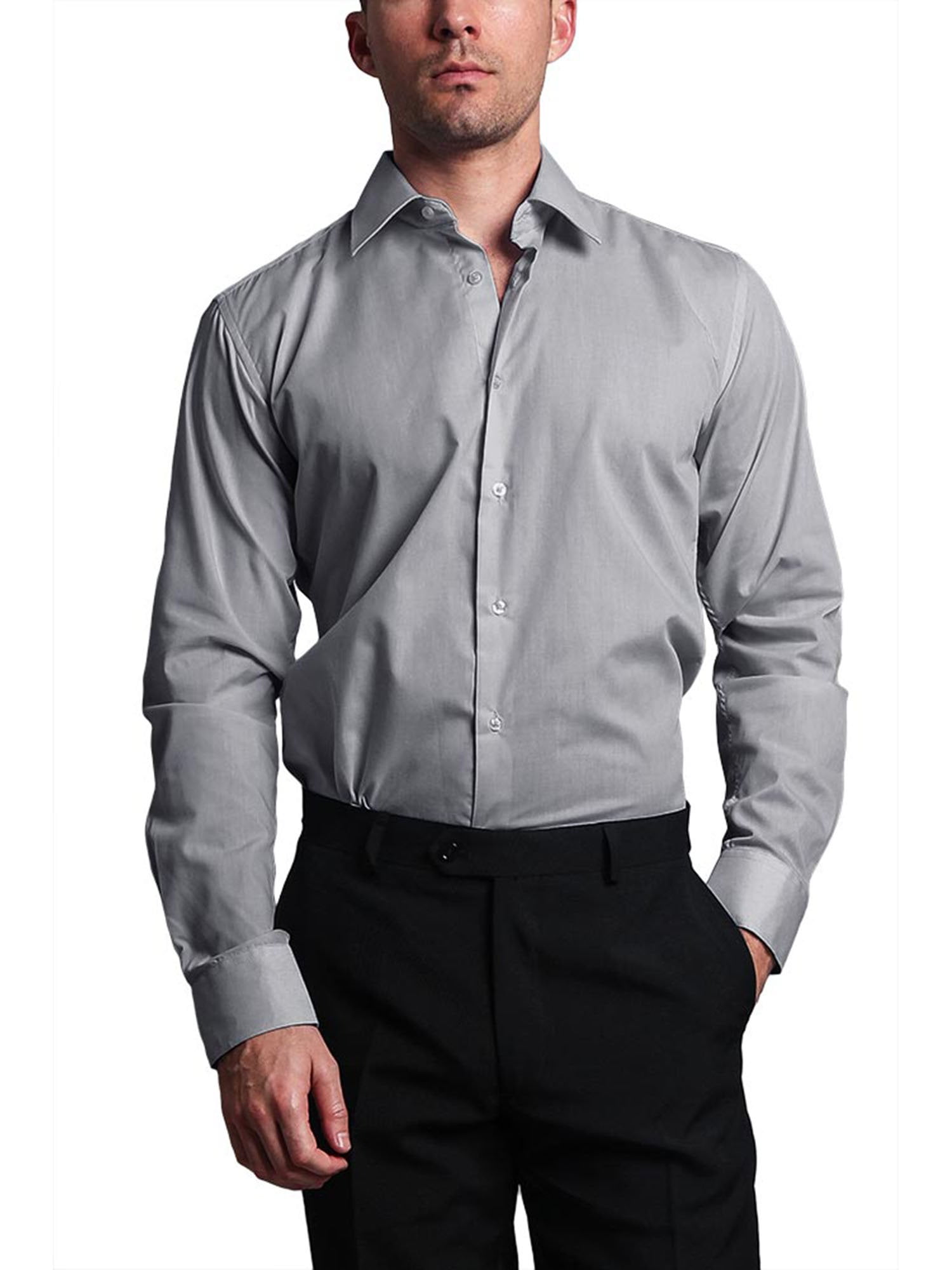 mens slim fit dinner shirt