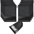thumbnail image 3 of 18 bolsas de viaje para zapatos, portátiles, transparentes, a prueba de polvo, para el hogar, no tejidas, con cordón, 3 of 3