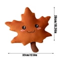thumbnail image 2 of Maple Leaf Soft Plush Stuffed Toy Decorative Autumn Themed Cushion Pillows for Home Office Sofa Bedroom Decor 12.6 Inch Plush Figure for Friends and Adult Gift Giving, 2 of 5