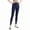 Blue, variant on Yoga Pants Women Comfy Trendy Slim Yoga Trousers Elastic Spandex High Waist 7/8 Length Pants Solid Leggings for Lady Gym Graduation Green