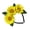 color5, variant on Elegant Sun Flower Hairhoop Perfect Headwear for Weddings Parties and Casual Outfit Comfortable Wedding Headpiece