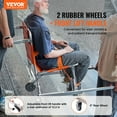 thumbnail image 2 of VEVOR EMS Stair Chair, 350 lbs Load Capacity, Foldable Aluminum Emergency Stair Climbing Wheelchair with 2 Wheels, Portable Stair Lift Chair Ambulance Firefighter Evacuation Use for Elderly, Disabled, 2 of 9