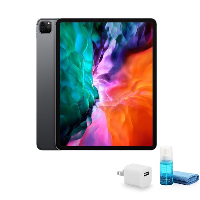Apple Paquete de iPad Pro de 12,9" (Principios de 2020, 512 GB, Solo Wi-Fi, Gris Espacial) con Adaptador Universal y Más
