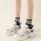 thumbnail image 4 of Calcetines deportivos a rayas para mujer, 6 pares, de Socks Digoon, 4 of 7