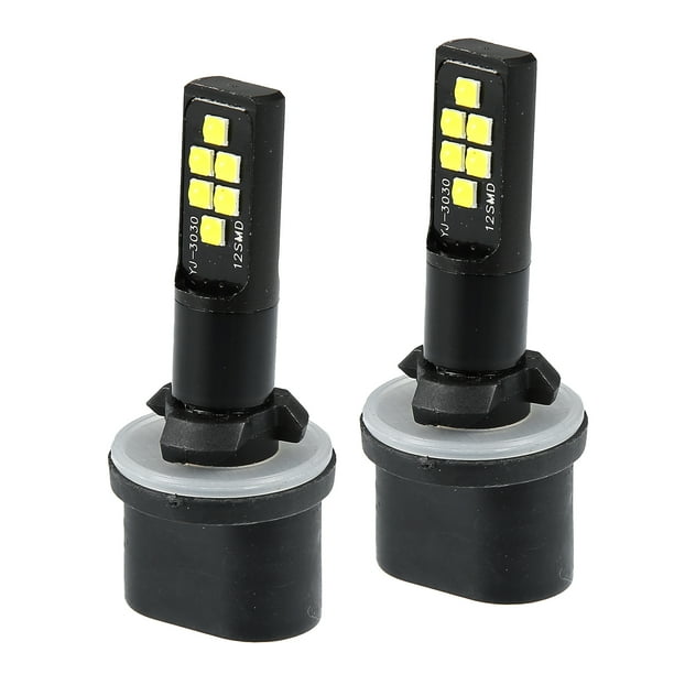 Unique Bargains 880 Bombillas para luces antiniebla de alta potencia 12 3030 chips Lámpara LED para automóvil impermeable (juego de 2)