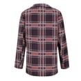thumbnail image 5 of Puntoco Blusa Informal De Manga Larga Con Botones Para Mujer, Abrigo, Chaqueta, Moda, 5 of 5