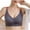 Bras for Women Gray, variant on Women's Full Coverage Bras, V Neck Bra Padded Seamless Adjustable Straps Bralettes Comfort Everyday Basic Sleeping Bras No Underwire with Removable Padded M-5XL