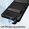 thumbnail image 3 of Heavy Duty Metal Military Grade Phone Case for Samsung Galaxy S24 Ultra Built-in Screen Lens Protection, 3 of 5