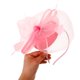 thumbnail image 5 of Tocado con pinza para el pelo, diadema de malla con plumas, para cóctel, fiesta de té, boda, 5 of 7