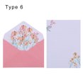 thumbnail image 1 of Vintage Floral Letter Stationery Set 6Pcs Writing Paper With 3Pcs Envelopes For School Office, 1 of 6