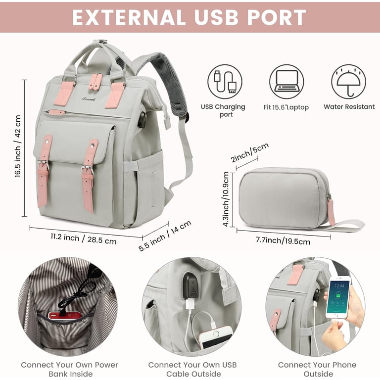 Lovevook Laptop Backpack for Women 15.6 display picture 1