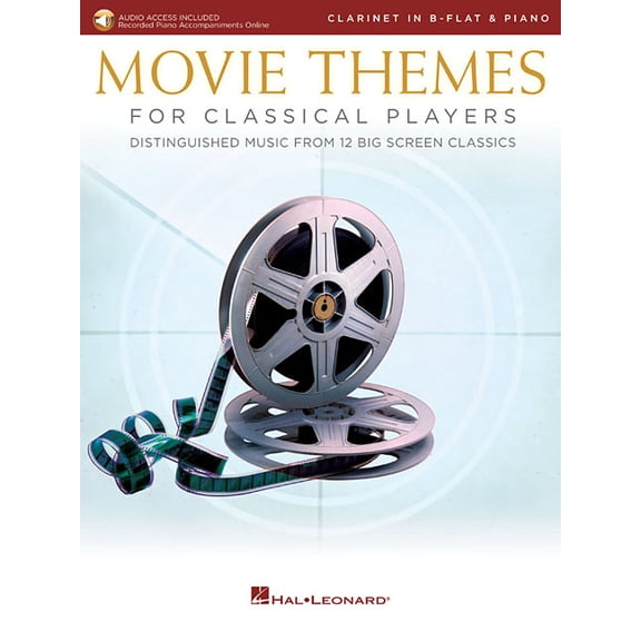 Movie Themes for Classical Players - Clarinet and Piano: With Online Audio of Piano Accompaniments, (Paperback)