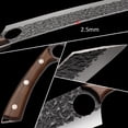 thumbnail image 3 of WXCOO 8.5" Hand Forged Chef Knife Meat Vegetables Cleaver Boning Knife Full Tang Design High Carbon Steel Kitchen Knife for Home Restaurant, 3 of 7