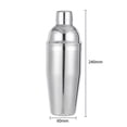 thumbnail image 5 of Mezclador de bebidas Martini Shaker de 26 oz con colador incorporado para coctelería - Cocteleras de acero inoxidable para coctelería para bebidas mixtas, 5 of 5
